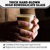 Double-Wall Insulated Latte Glasses (2)