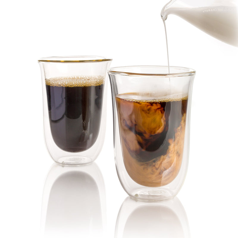 Double-Wall Insulated Latte Glasses (2)